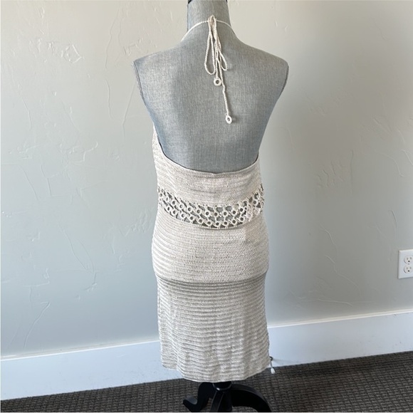 Lovers and Friends NWT Ring It Crochet Dress in Tan - Picture 3 of 12